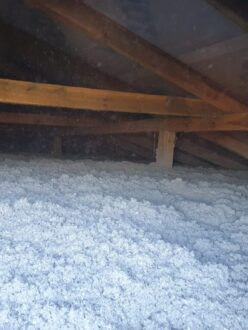 Strop Izolacja celulozą